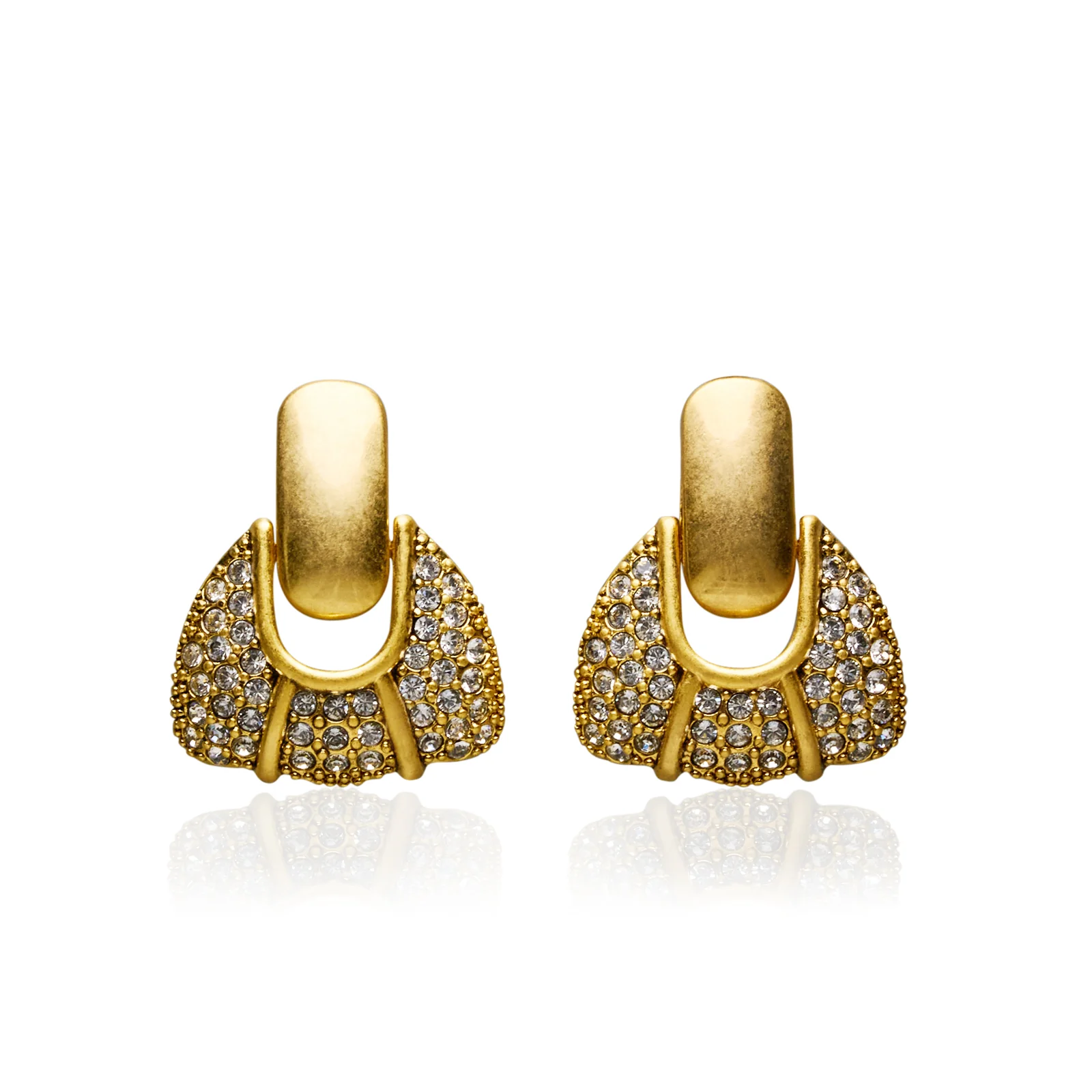 Sweet Stunner Rhinestone Embellished Stud Earrings - Image 8