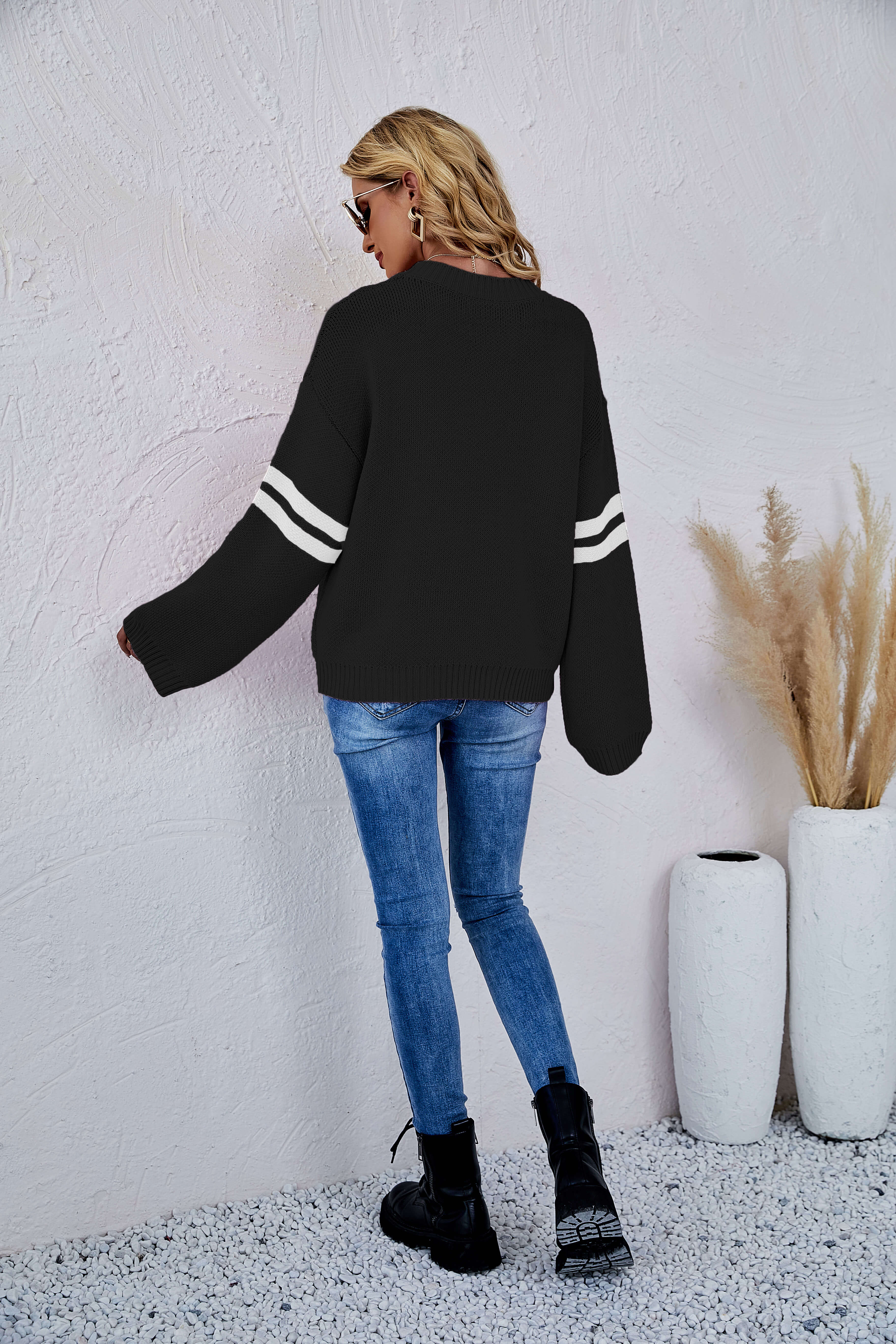 Sweetie With Heart Pullover Knit Sweater - Image 4