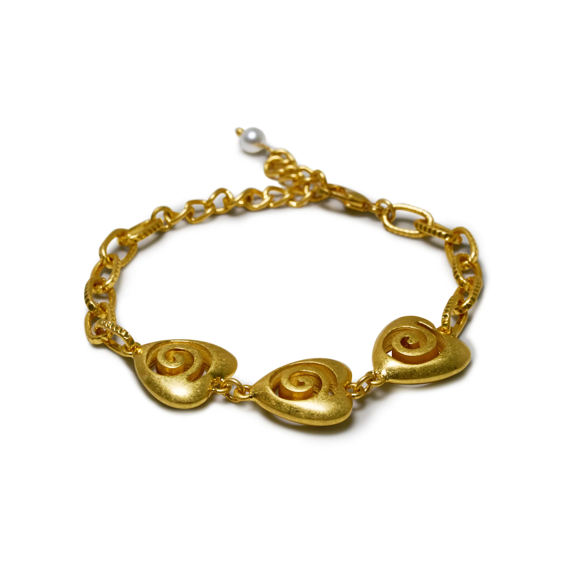 Swirl In Love Infinity Charm Bracelet - Image 8