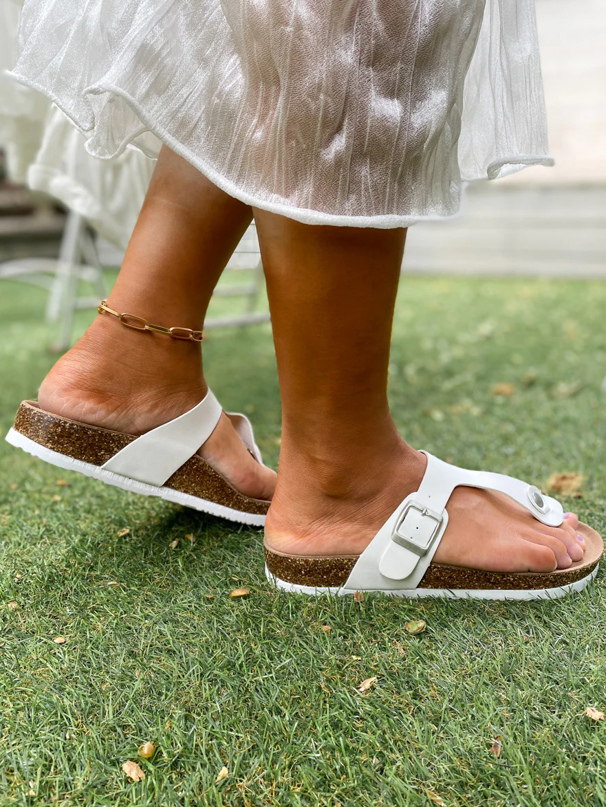 T-Strap Cushioned footbed Sandals - Maibulun - Image 12