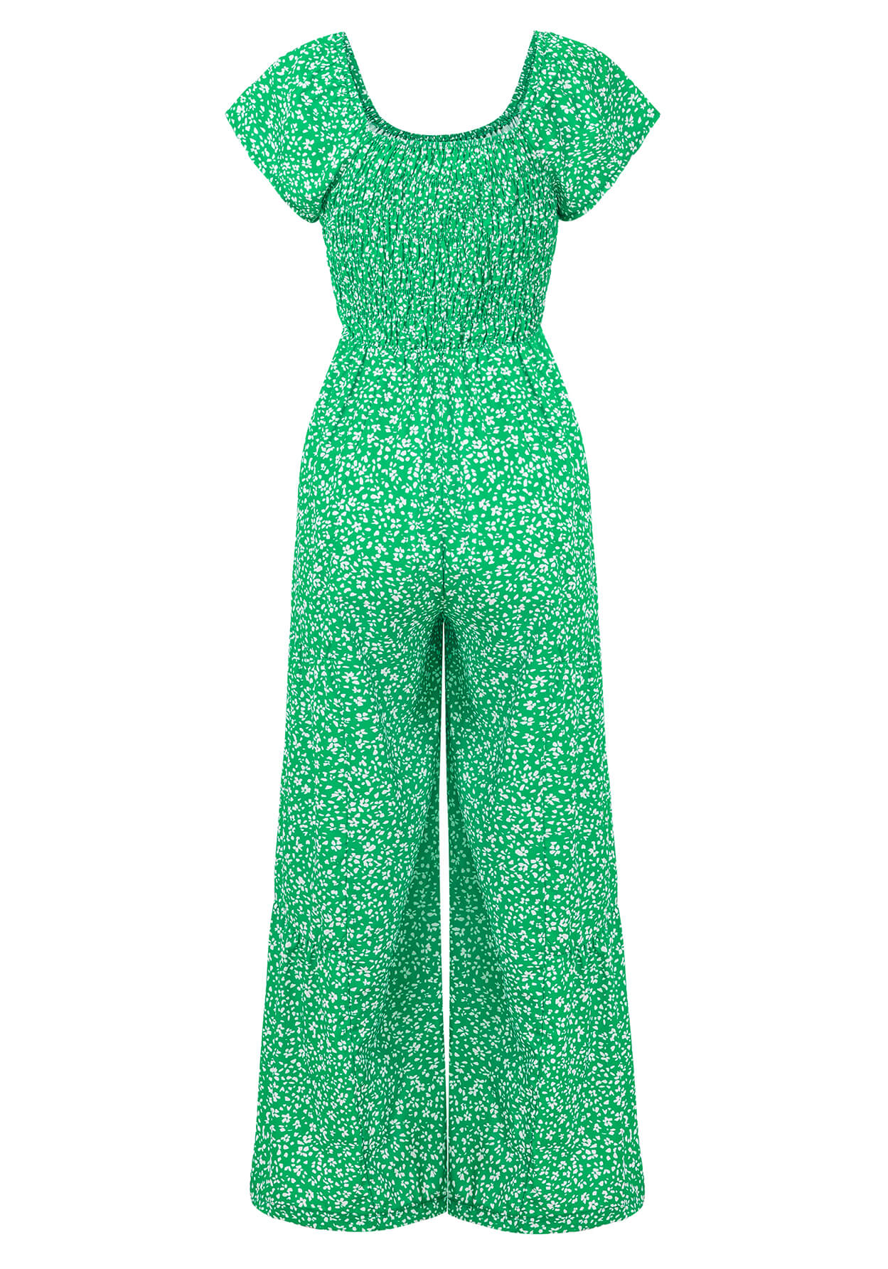 Tammy Off-Shoulder Jumpsuit - Green - Image 8