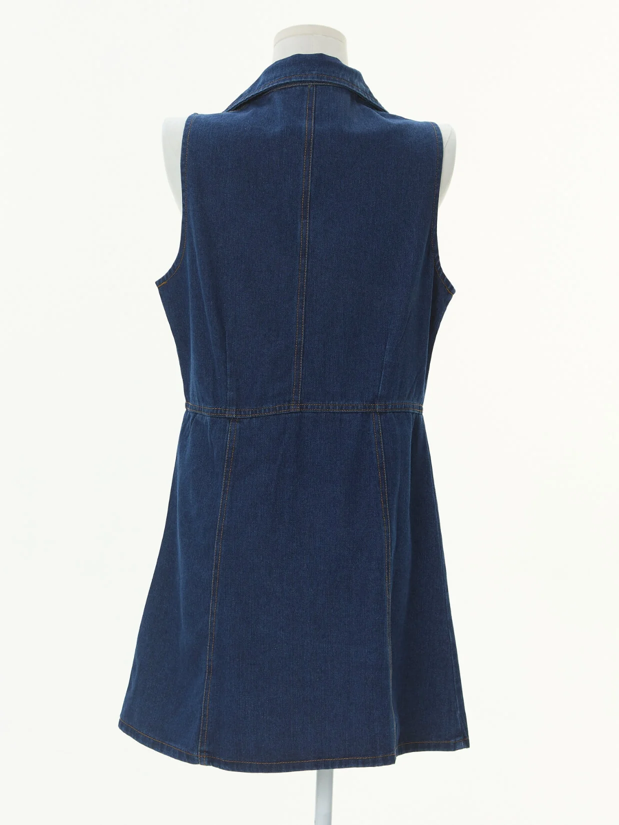 Tarah Denim Mini Dress - Image 6
