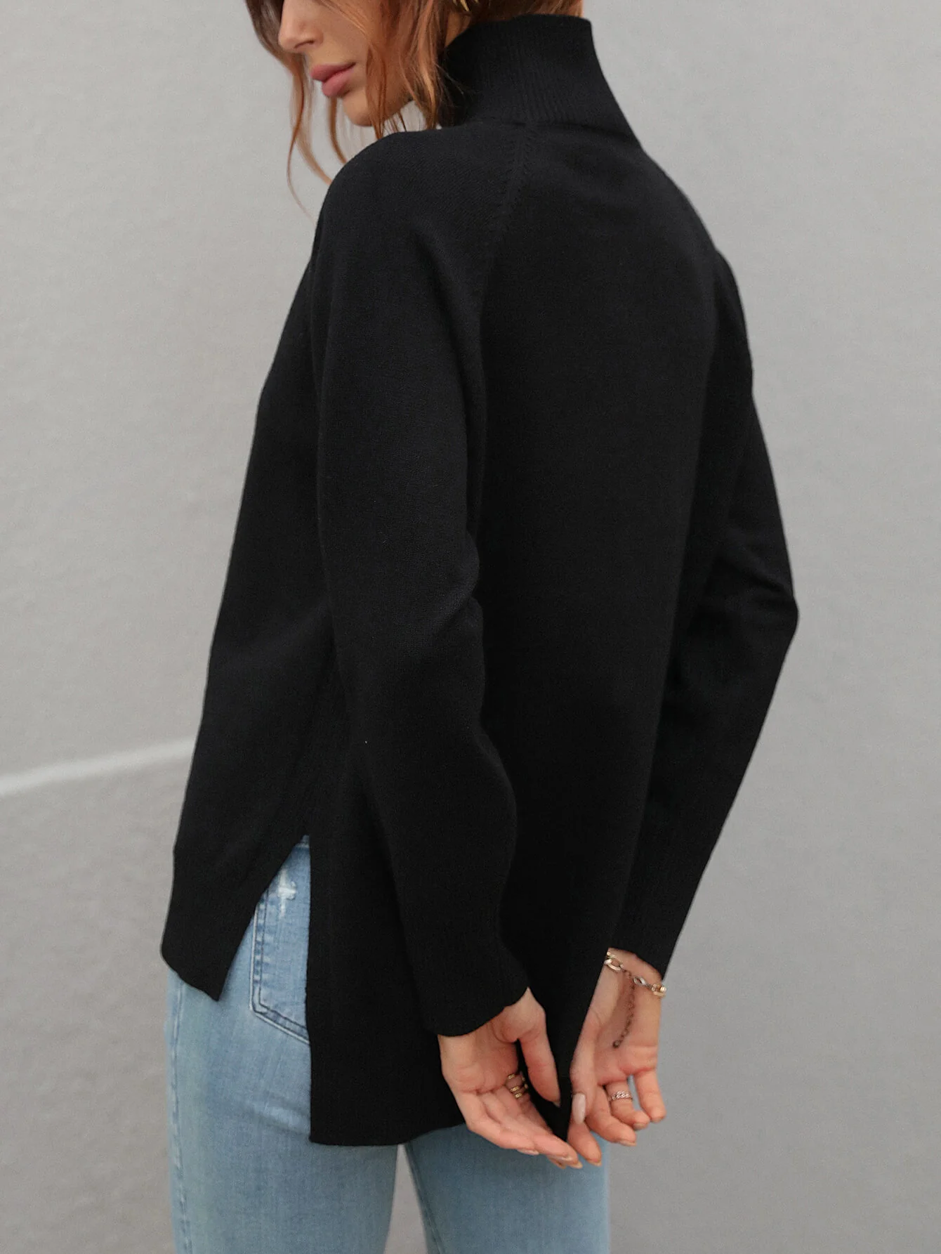 TAY KNIT JUMPER - BLACK - Image 3