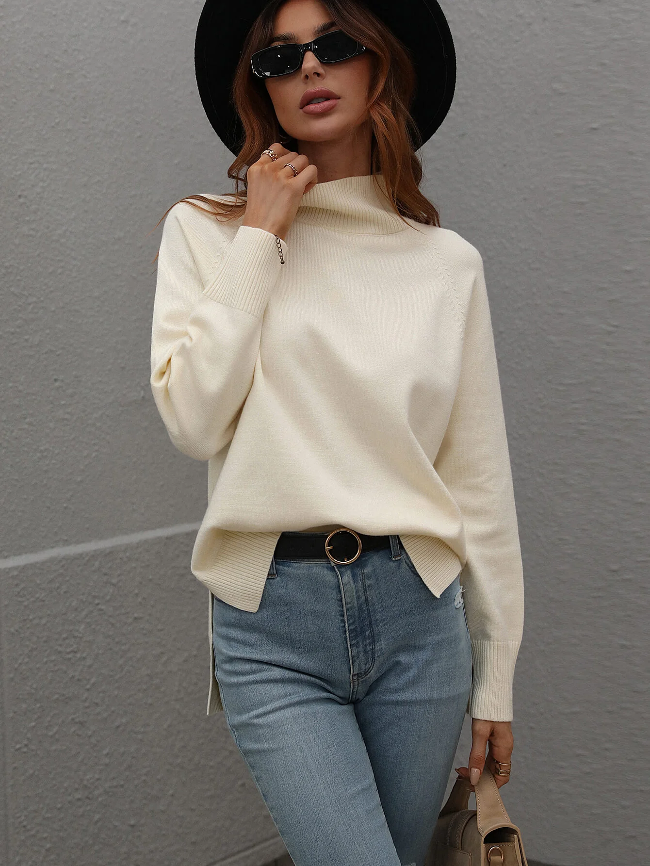 TAY KNIT JUMPER - CREAM