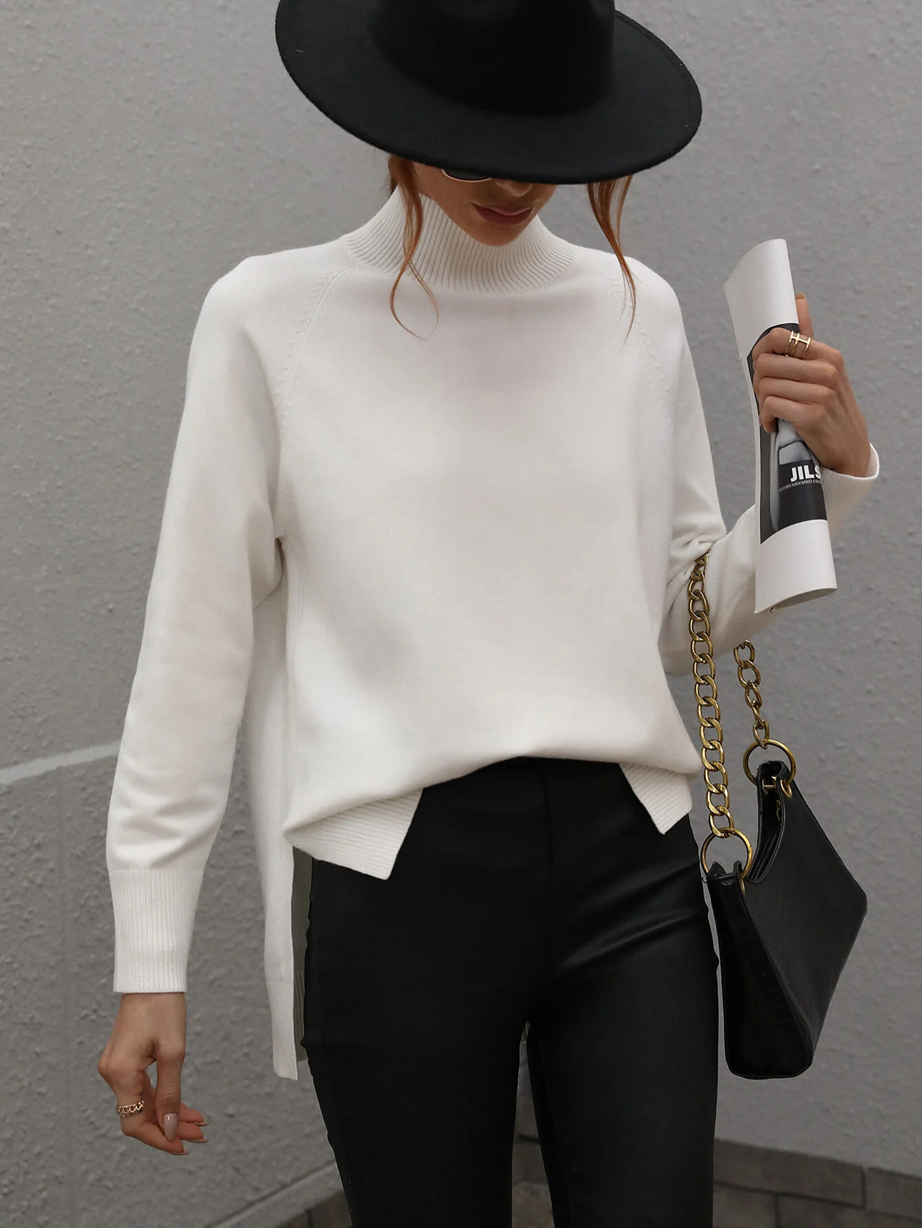 TAY KNIT JUMPER - WHITE
