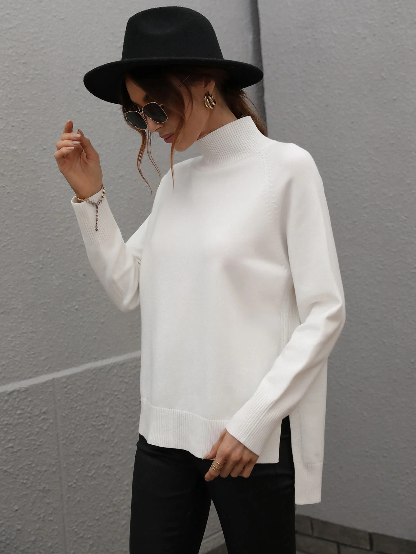 TAY KNIT JUMPER - WHITE - Image 2