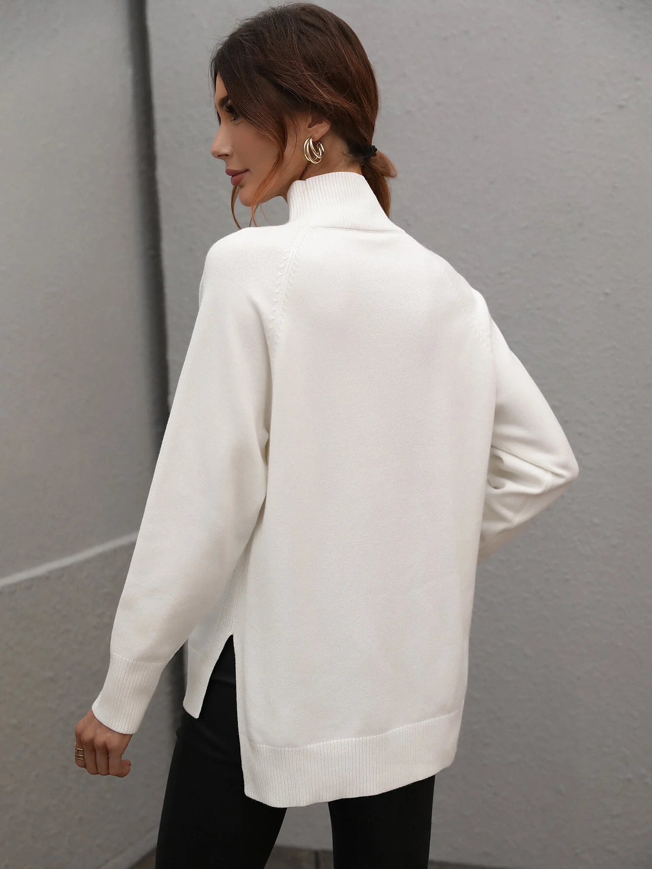 TAY KNIT JUMPER - WHITE - Image 3