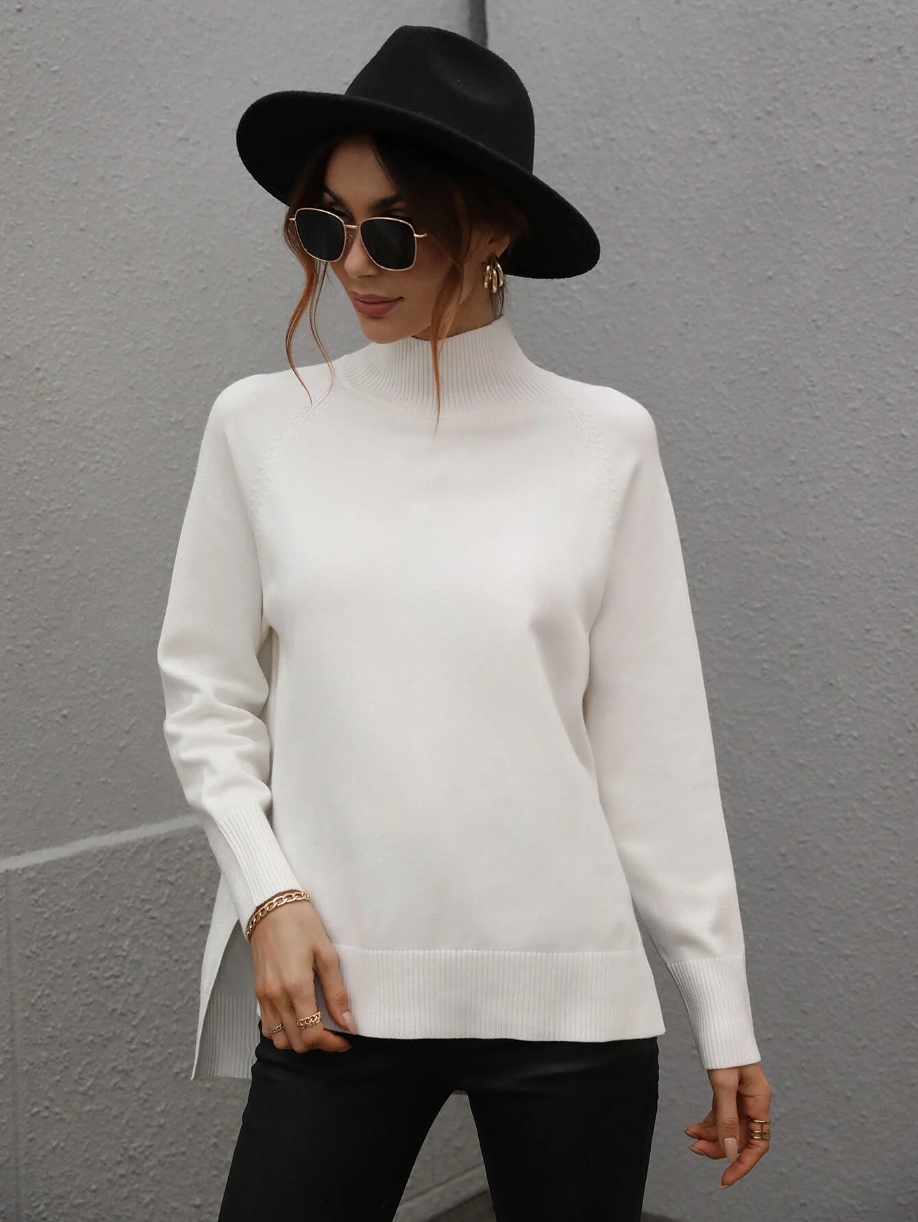 TAY KNIT JUMPER - WHITE - Image 6