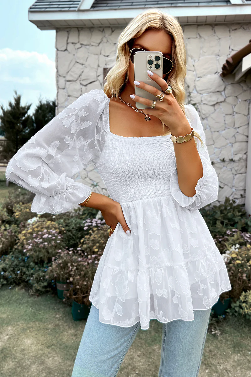 TAYLA TOP - WHITE - Image 5