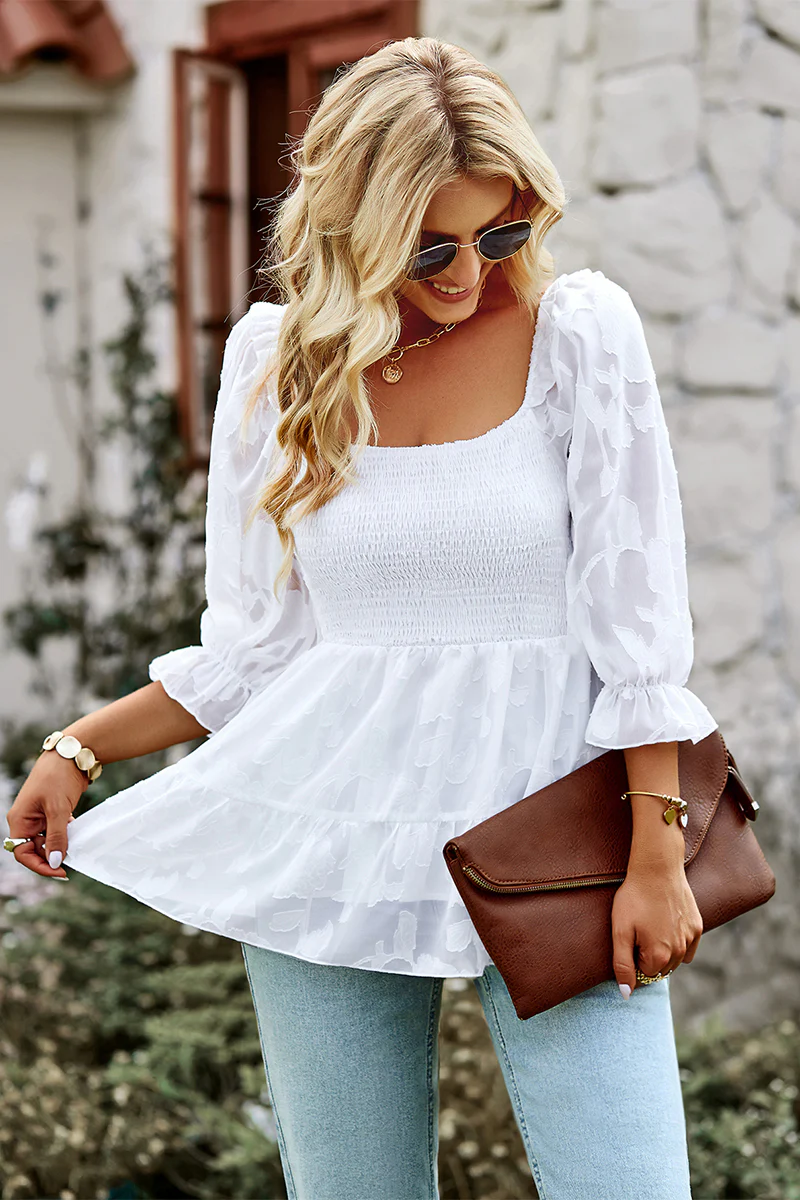 TAYLA TOP - WHITE - Image 6