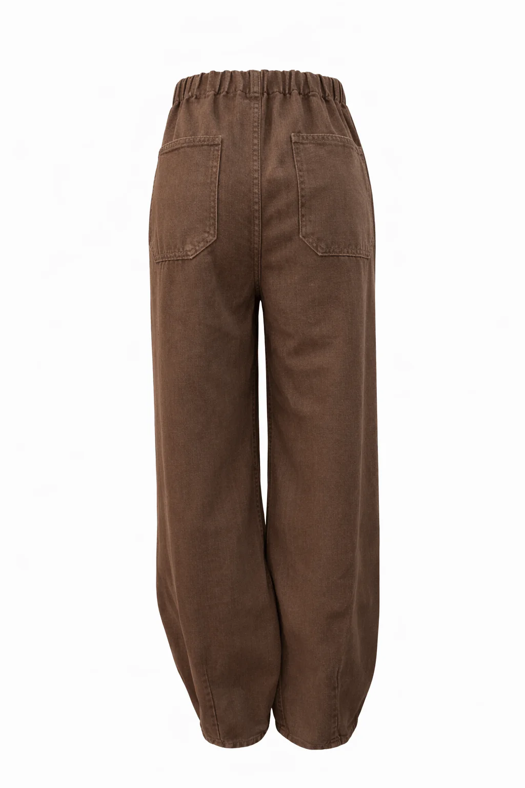 Teien Rigid Pintuck Barrel Jeans - chocolate - Image 5