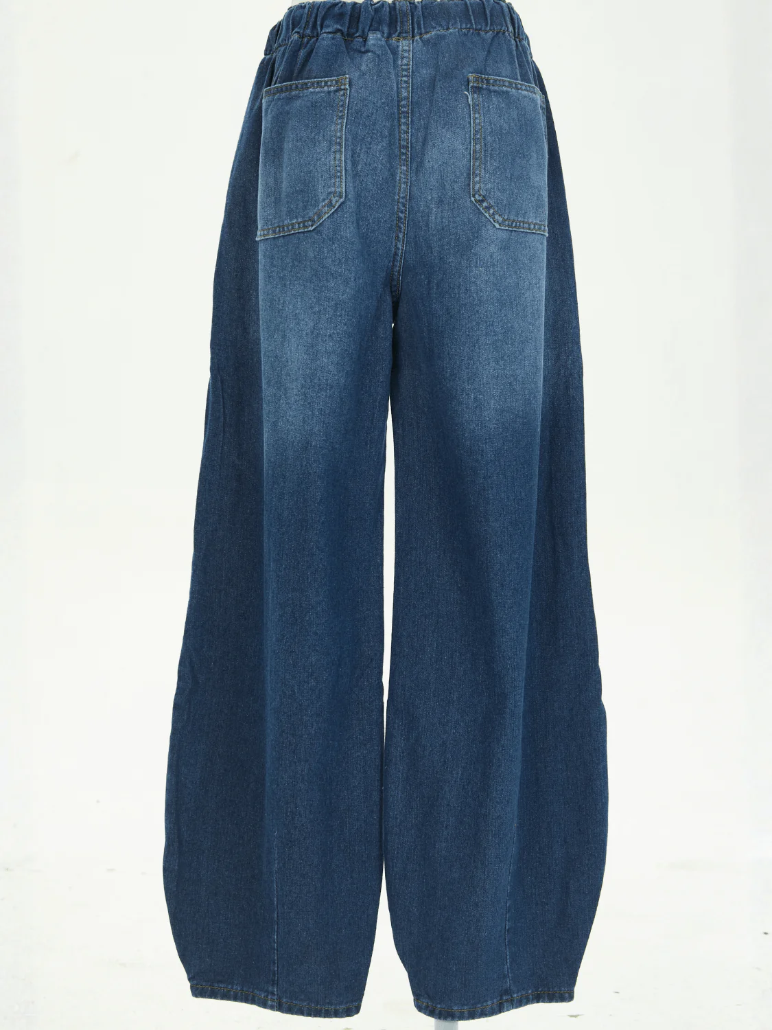 Teien Rigid Pintuck Barrel Jeans - denim - Image 8