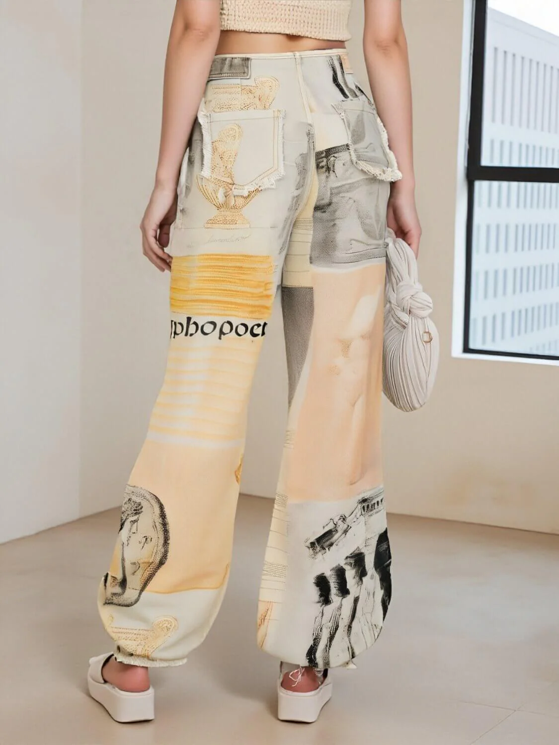 The Apollo Journal Wide Leg Flare Jeans - Image 3