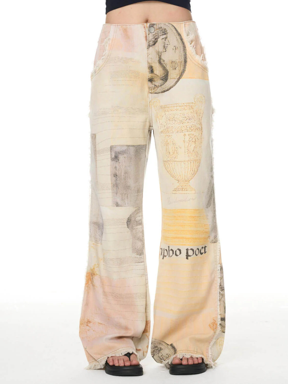 The Apollo Journal Wide Leg Flare Jeans - Image 4