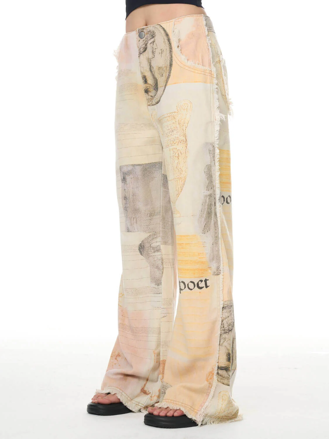 The Apollo Journal Wide Leg Flare Jeans - Image 5