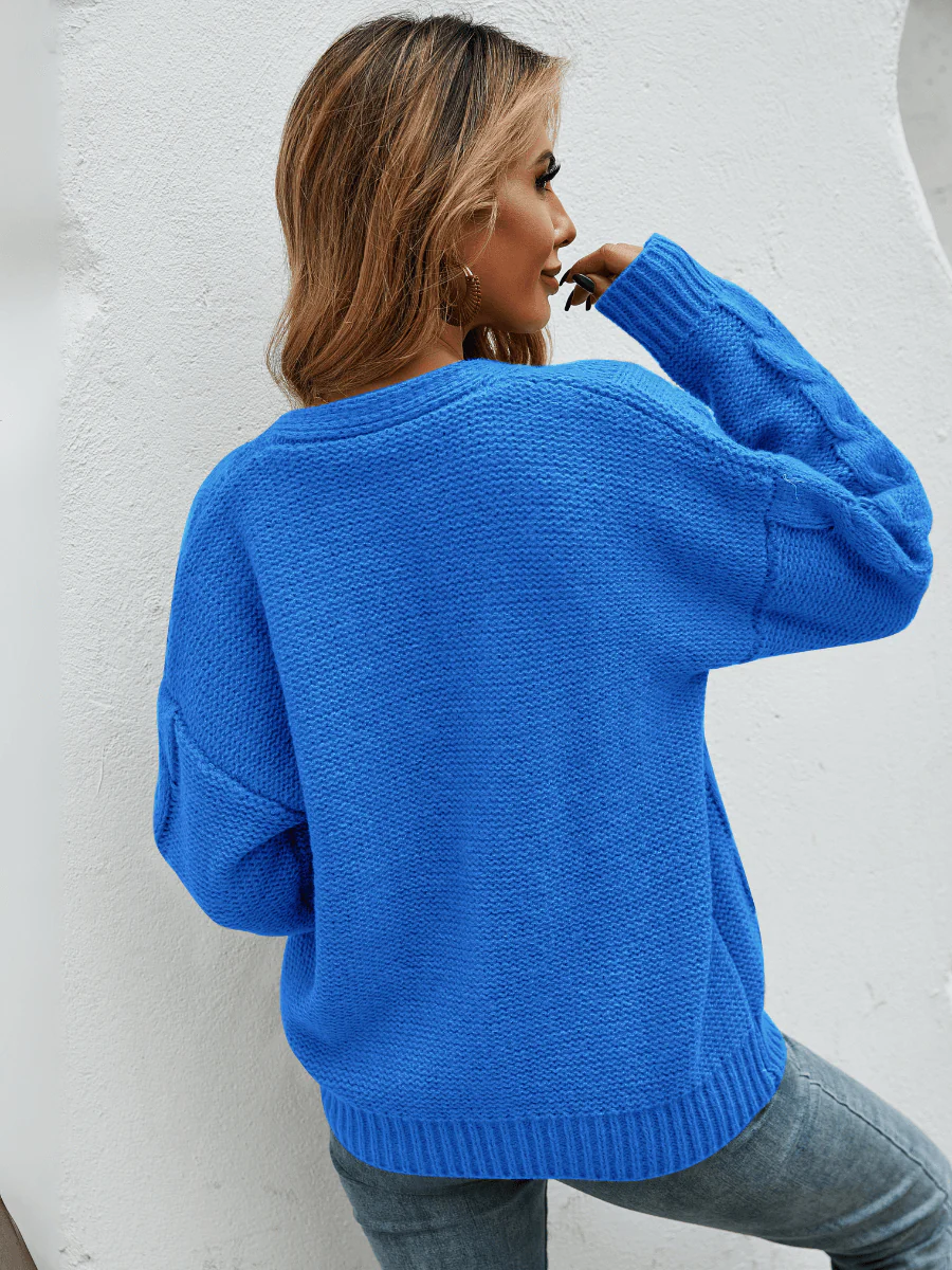 The Key To Chic Cable Knit Cardigan - Image 9