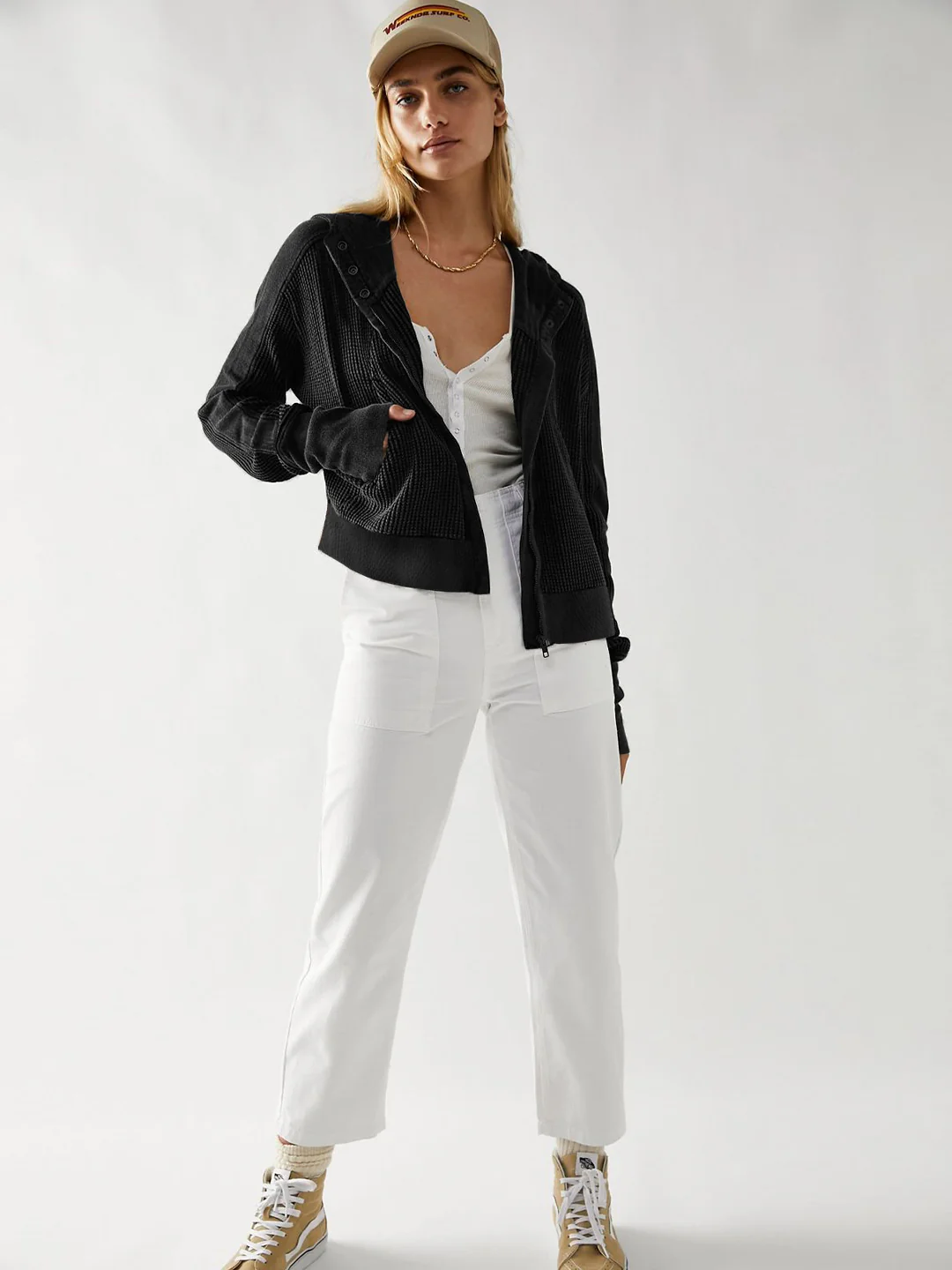 Treyson Bomber Hoody Jacket - Black - Image 4