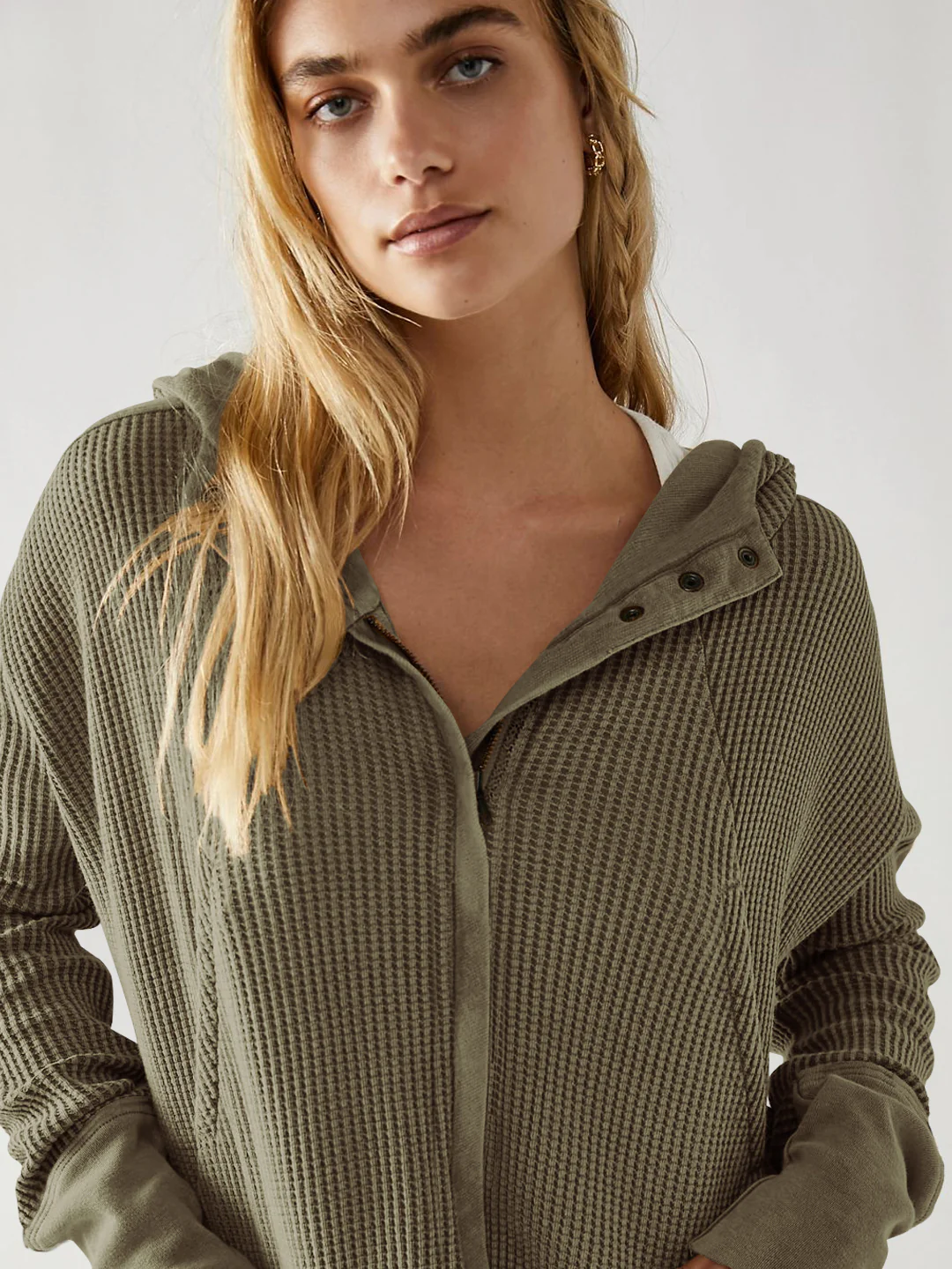 Treyson Bomber Hoody Jacket - Olive - Image 8