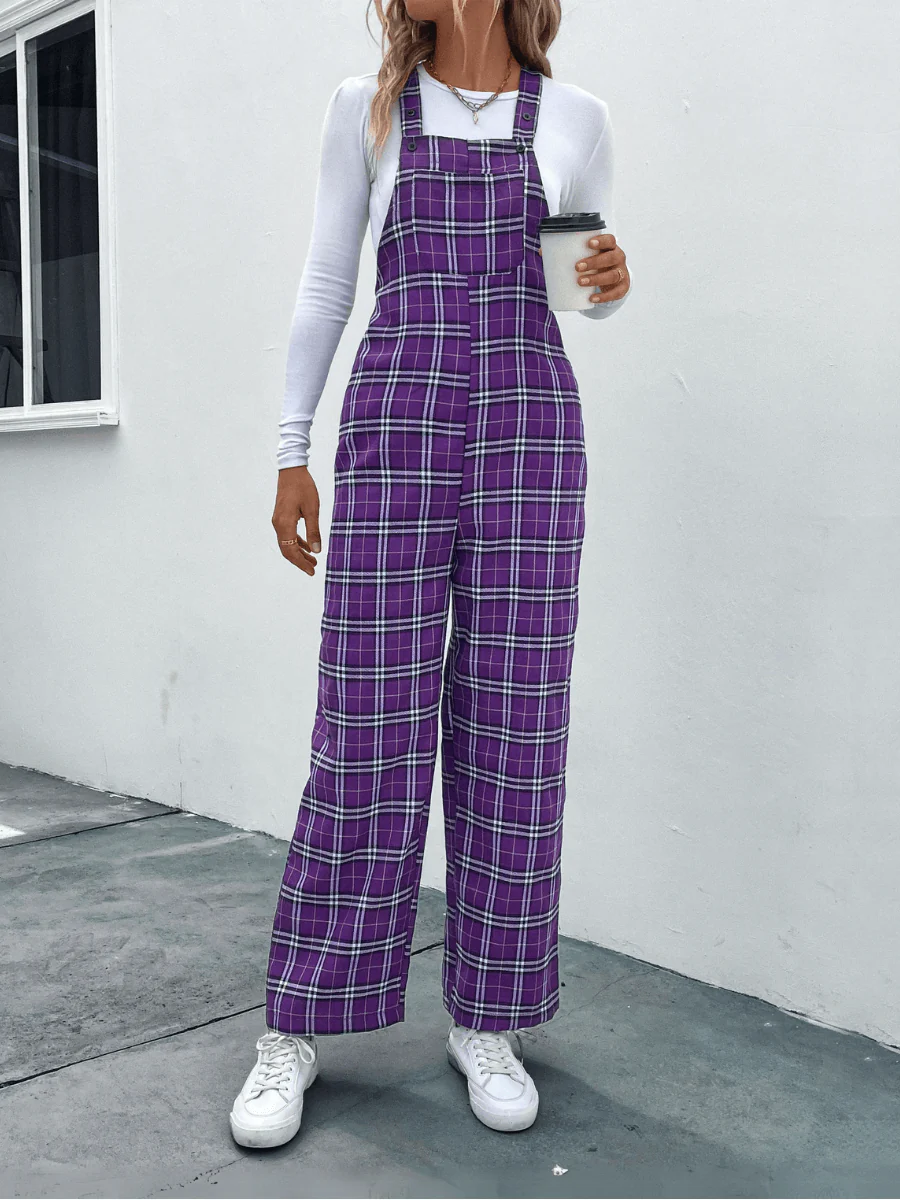 Urban Country Plaid Overalls