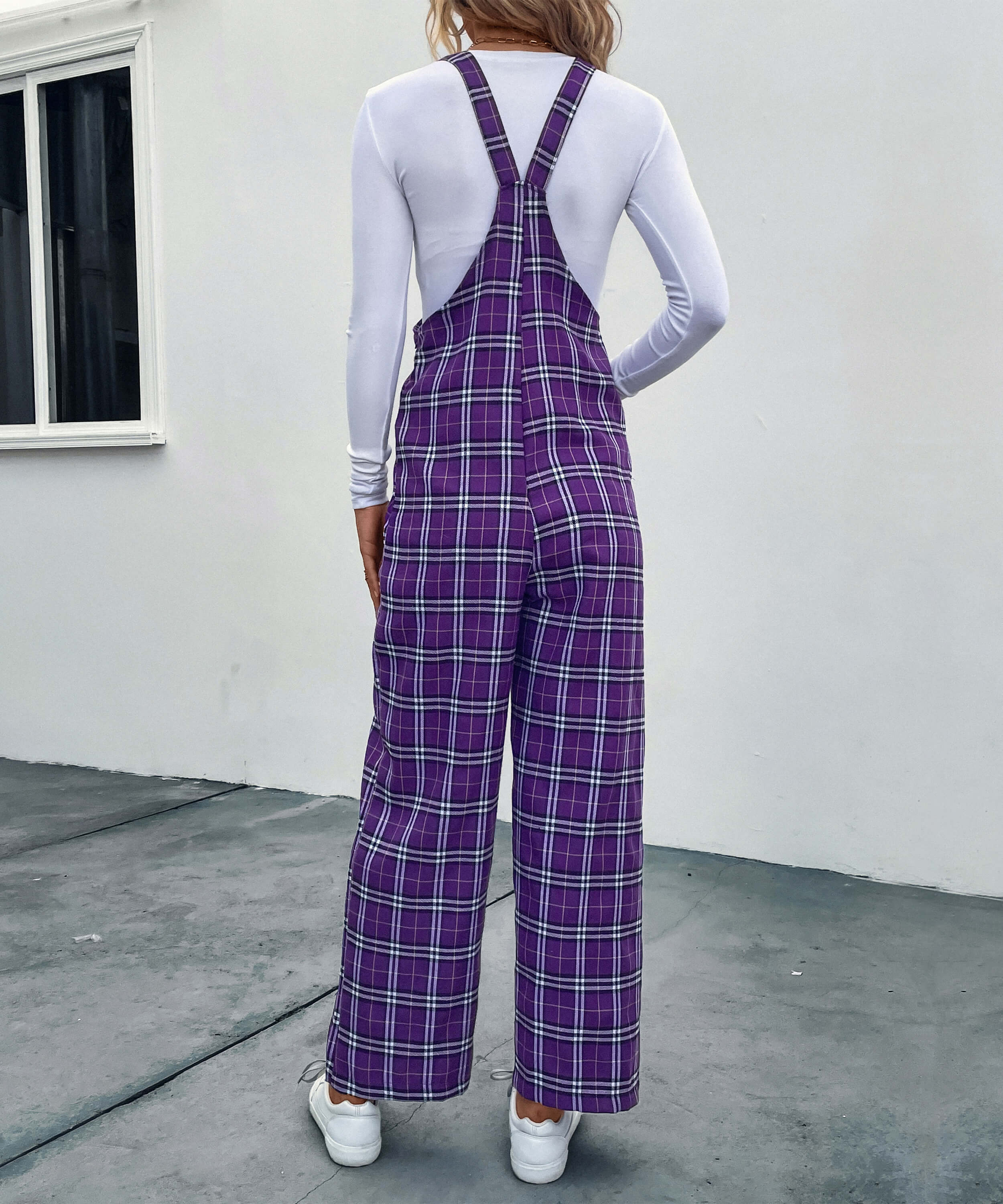 Urban Country Plaid Overalls - Image 3
