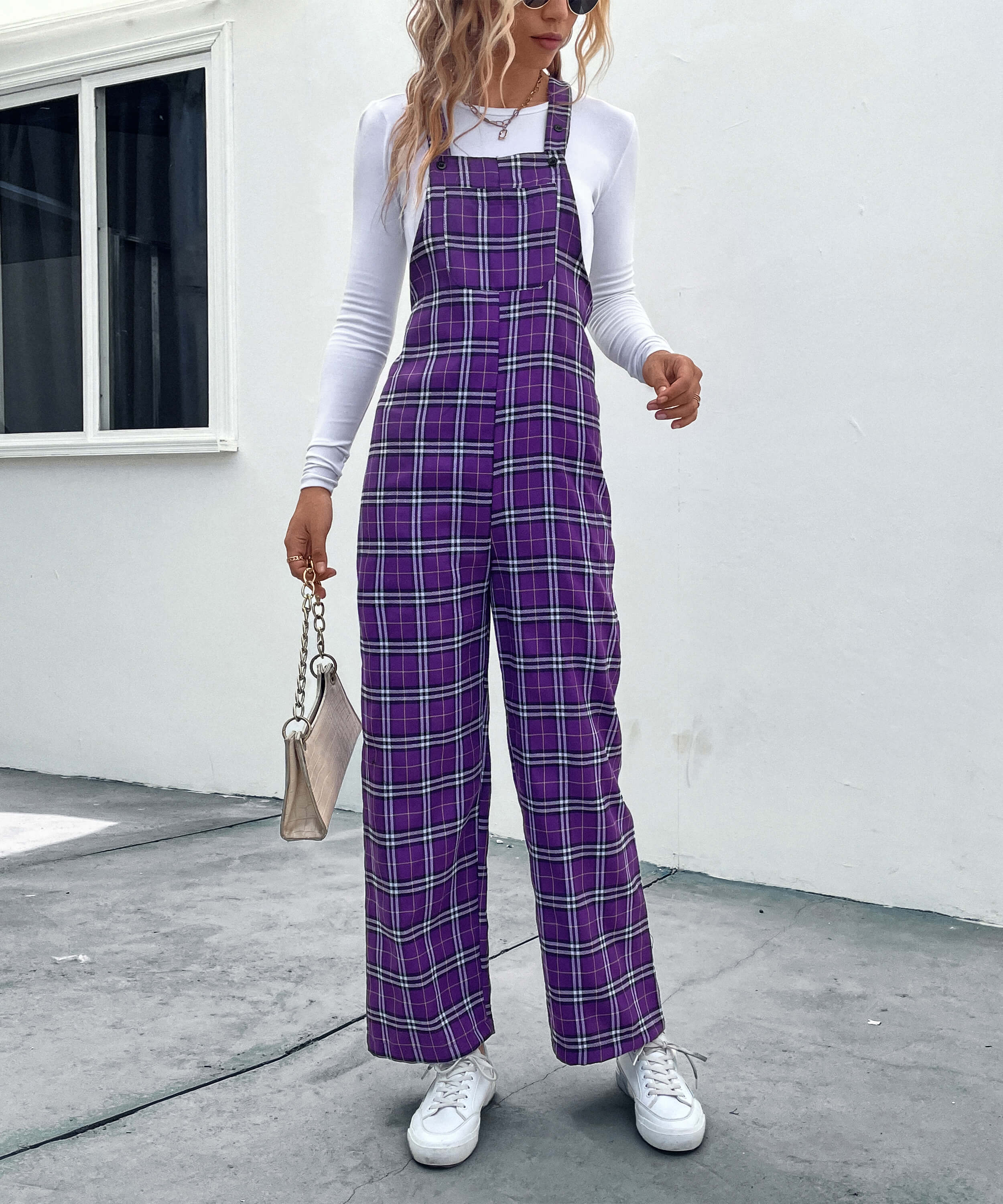 Urban Country Plaid Overalls - Image 6