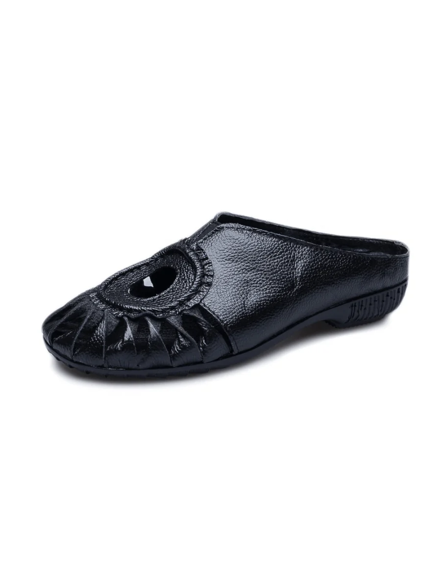 Woven Reaching Cut-Out Mules - Rumour Has It - Image 8