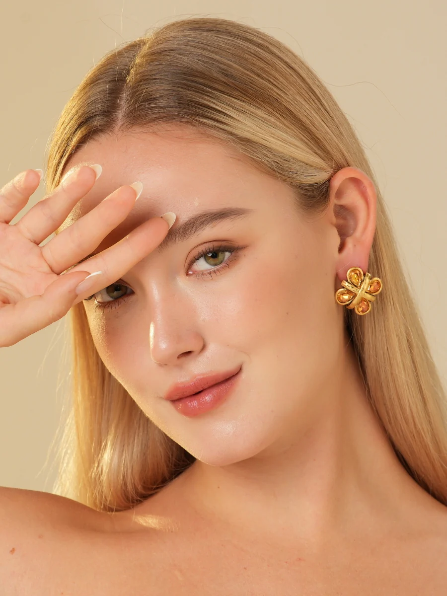 Wynn Topaz Stud Earrings - Image 6