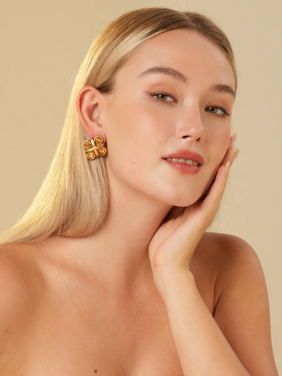 Wynn Topaz Stud Earrings - Image 7