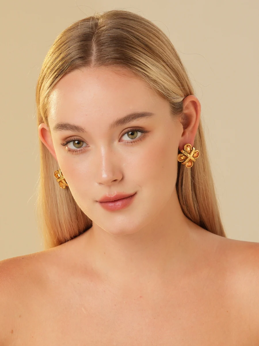 Wynn Topaz Stud Earrings - Image 8
