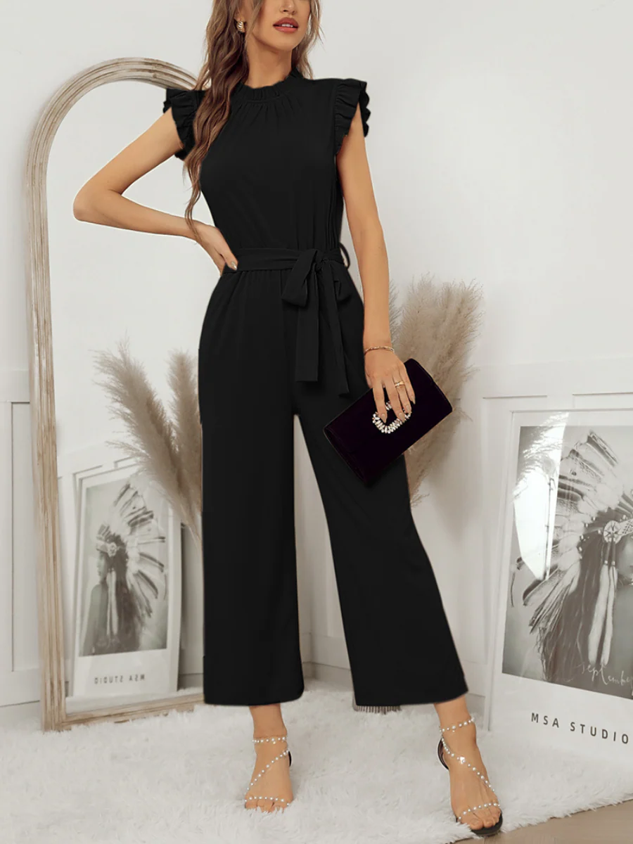 YLIKA JUMPSUIT - BLACK