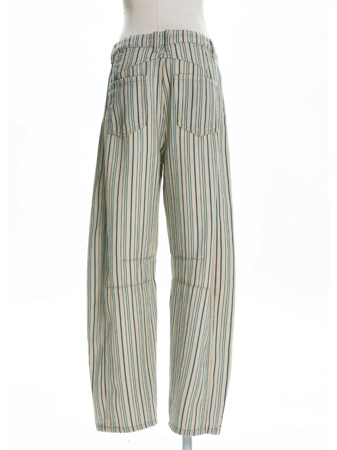 Your Luck Day Mid Rise Barrel Jeans - blue - Image 7