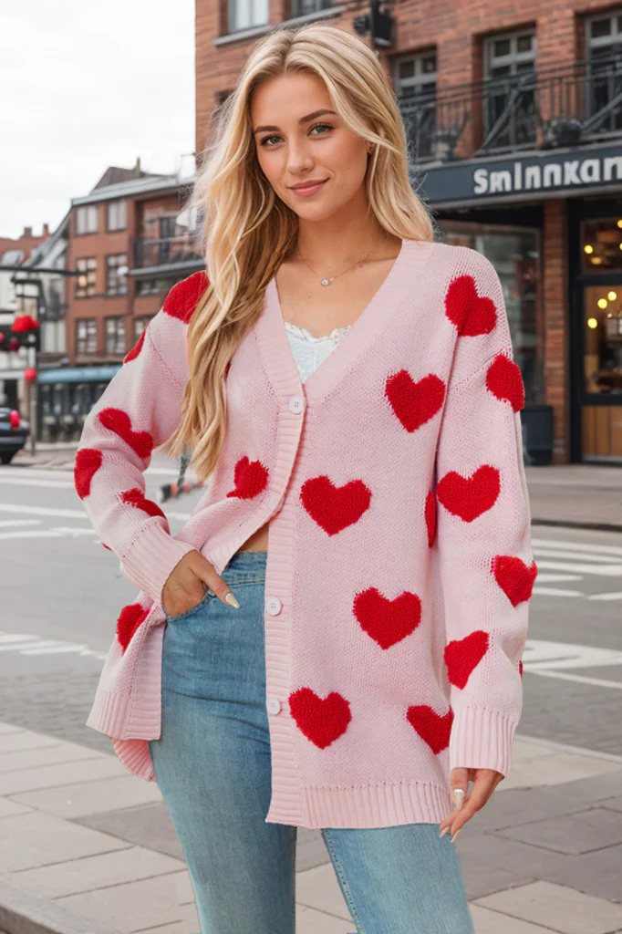 Yours Truly Heat Sweater Cardigan - Image 3