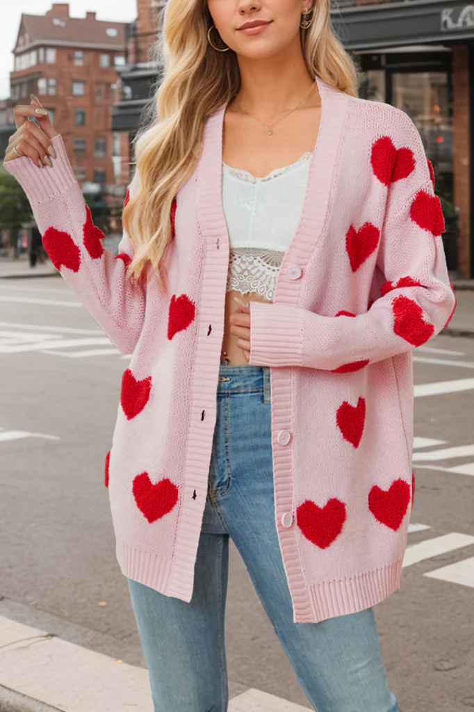 Yours Truly Heat Sweater Cardigan - Image 4