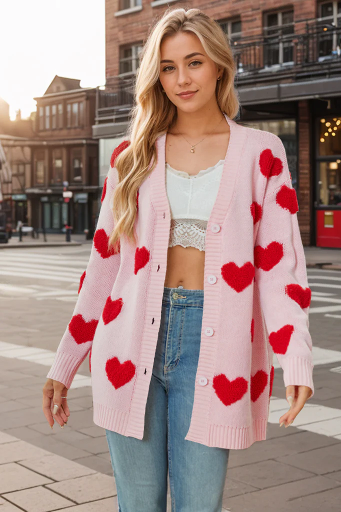 Yours Truly Heat Sweater Cardigan - Image 5