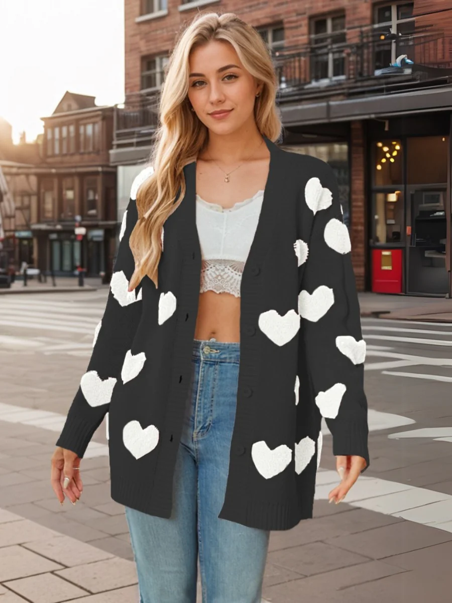 Yours Truly Heat Sweater Cardigan - Image 7