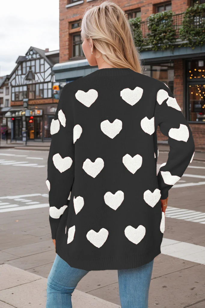 Yours Truly Heat Sweater Cardigan - Image 9